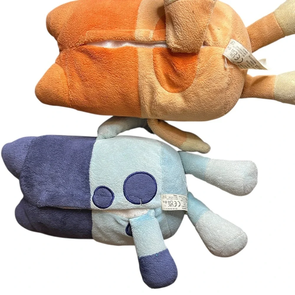 Bluey and Bingo Plush‎ Stuffed Animal Set 8 inch Heeler Sisters Blue Orange Toy